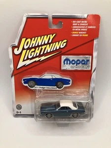 Dodge Challenger 1970 Johnny Lightning Mopar or No Car azul #50 - Imagen 1 de 5