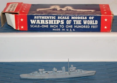 CAIXA ORG COMET AUTHENTICAST WWII EUA FLECTHER CLASS DD DESTRUYER 1:1200 - Imagem 1 de 4