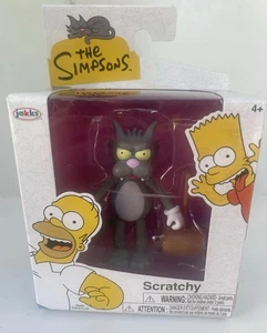 Scratchy - Sealed 3" inch srs Figure - The Simpsons / Jakks - Picture 1 of 5