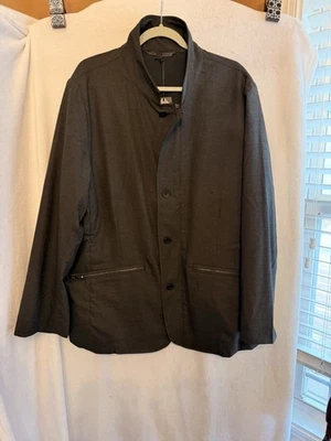 Blazer y pantalones de traje de cercanías elásticos QOR 38 3XDRY Tech gris para hombre Foto 1 de 4