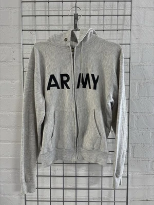 Sudadera Grande De Colección Años 90 Ejército EE. UU. Cremallera Foto 1 de 4