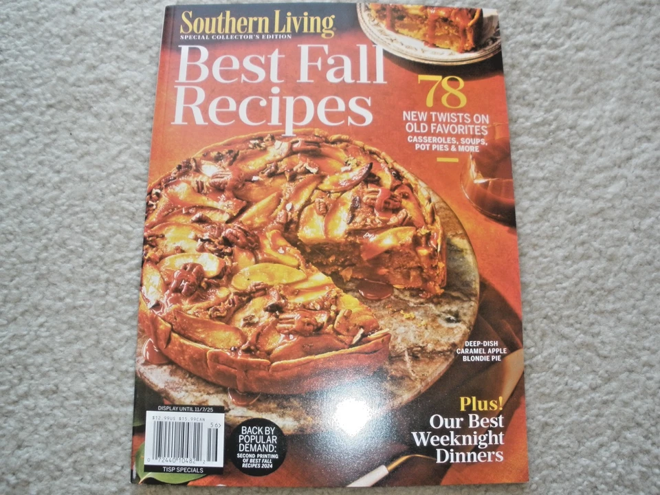 Southern Living 2025 "BEST FALL RECIPES" Magazine • 78 New Twists On Recipes! - Image 1 of 1