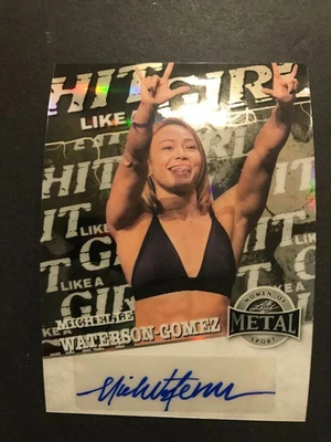 2025 Leaf Women of Sport МИШЕЛЬ УОТЕРСОН ГОМЕС Hit Like A Girl Auto No3/10 UFC - Изображение 1 из 3
