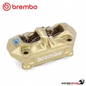 Brembo pinza freno radiale sinistra anteriore P4 34 B colore oro interasse 100mm - Imagen 1 de 5