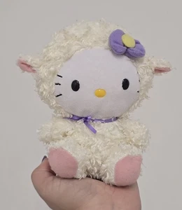 Ty Hello Kitty Lamb Sheep 2011 Sanrio 6.5” Soft Toy Plush Teddy - Picture 1 of 2