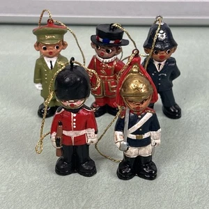 Lote de figuras vintage Harrodsburg Londres Gulliver adorno gente de Navidad - Imagen 1 de 6