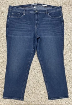 Code Bleu Jeans Women's Plus 24 Tapered Leg Weekend Stretch High Rise (44x26) - Image 1 of 4