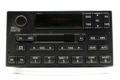 1999-2002 Ford Expedition AM FM CD-плеер радио OEM YL1F-18C870-JA ПРОТЕСТИРОВАН - Изображение 1 из 3
