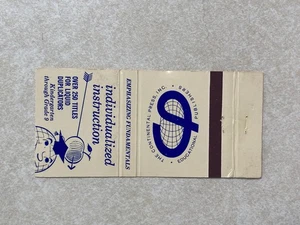 AJ205 Vintage Matchbook Cover The Continental Press Inc Elgin Illinois IL - Picture 1 of 2