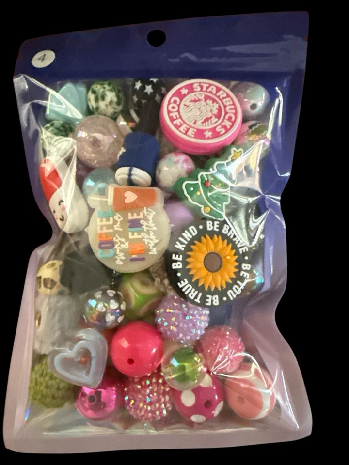 Lote de 55+ cuentas, focos y espaciadores para bolígrafos con cuentas Foto 1 de 1
