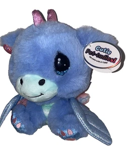Peluche de 8" Sebastrial Dragon Azul Precious Moments Cutie Pet-tudies! - Imagen 1 de 4