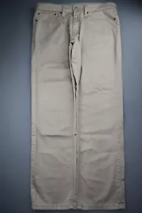 Jeans Uomo 2017 Levi's 541 Athletic Taper Khaki Beige Elasticizzato Tg 34x32 (Msr 35x30 - Foto 1 di 9