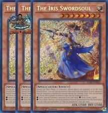 Yugioh! 3x The Iris Swordsoul RA01-EN023 Secret Rare 1st Ed NM