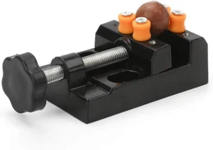 Universal Mini Drill Press Vise Clamp Table Bench Vice for Jewelry Walnut Nuclea - Picture 1 of 9