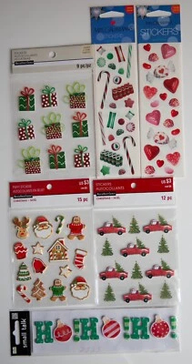 MRS. GROSSMAN'S , RECOLLECTIONS Recollections, Mrs. Grossman's Stickers, Christmas THEME, You Pick, some Rare!