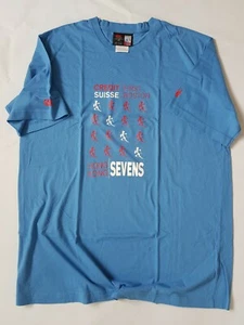 Men's CCC Canterbury T-shirt blue color size L BNWOT - Picture 1 of 4