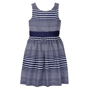 NWT Gymboree Dressed Up Striped Bow Duppioni Dress Wedding Easter ManySizes - Picture 1 of 2