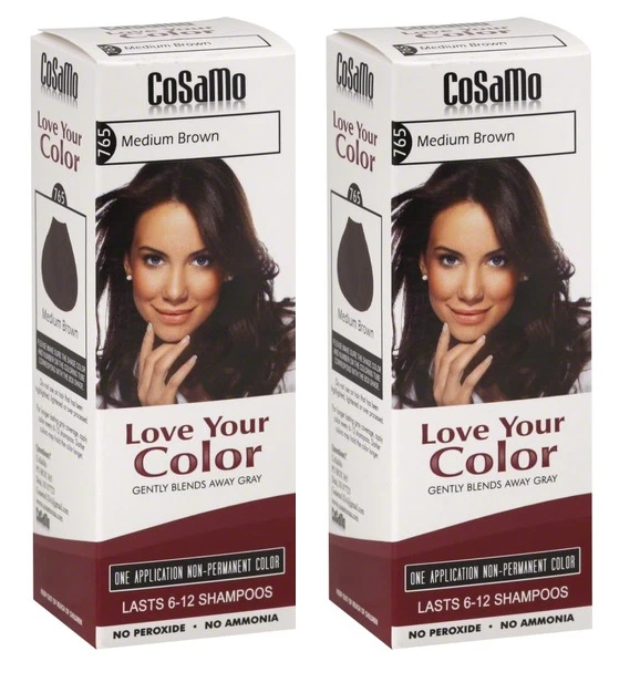CoSaMo Hair Color #765 Medium Brown - Compares to Clairol Loving Care (2 Pack) - Image 1 of 1