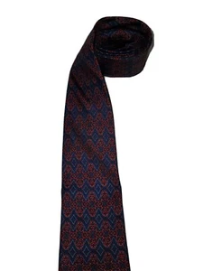 HERMES TIE 7756 FA All Over Interlocking Horse Bit On Blue Silk Vintage Necktie - Bild 1 von 6