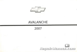 Used 2007 Chevrolet Avalanche Owners Manual - Picture 1 of 1