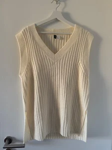 Neuer Beiger Pullunder von H&M Größe S Oversized - Bild 1 von 6
