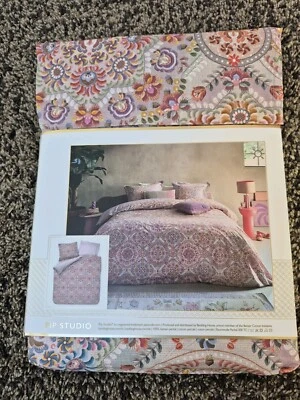 NUOVO Pip Studio lenzuola 155x220 cm El Bordado rosa colorato  - Immagine 1 di 4