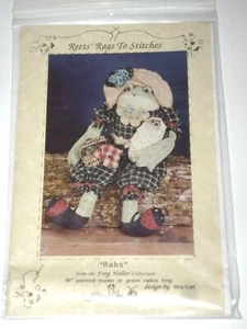 Reets' Rags to Stitches Pattern BABS from 1996 - Picture 1 of 3