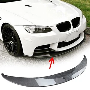 For BMW 3 Series E90 E92 E93 M3 2006-13 Front Lip Diffuser Spoiler Carbon Style - Picture 1 of 7