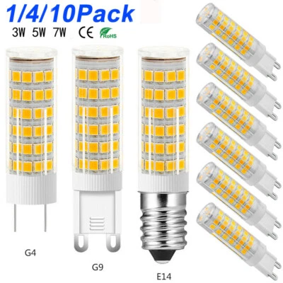 G9 E14 LED 3W 5W 7W Glühbirne Leuchtmittel Ersatz Halogen Birne Lampe Licht 240V - Bild 1 von 4