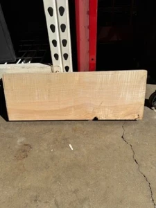 Flamed Curly Ash Guitar Bass Kiln Dried 1.75”x7.75"x22" curly figured - Picture 1 of 4