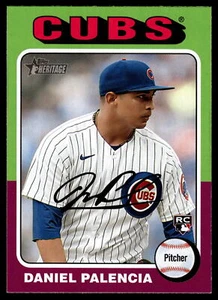 2024 Topps Heritage #491 Daniel Palencia Rookie Chicago Cubs - Picture 1 of 2