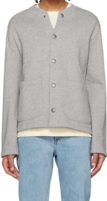 A.P.C. Men Gray Stevie Jacket - Sz M - Image 1 of 4
