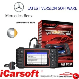 iCarsoft MB V3.0 per MERCEDES POTENZIATO strumento di scansione diagnostica | Outlet ufficiale UK - Foto 1 di 10