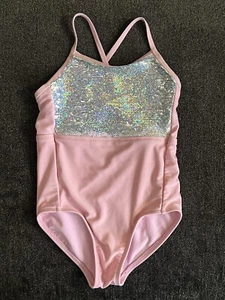 More Than Magic Girl Pink Sequin Swimsuit Size S(6/6X) - Picture 1 of 5