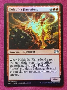 Magic The Gathering DOUBLE MASTERS FOIL KULDOTHA FLAMEFIEND red card MTG - Imagen 1 de 2