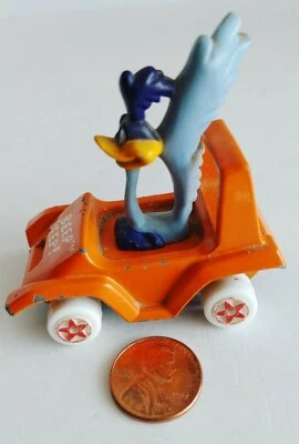 老式 1988 年 ERTL Road Runner 压铸汽车蜂鸣音! Looney Tunes 华纳 #15075 — 第 1/4 张图片