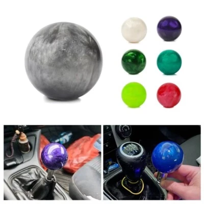 Pearl Marble Design Gear Shift Knob M12x1.25 M8x1.25 M10x1.25 M10x1.5 Universal - Image 1 of 4