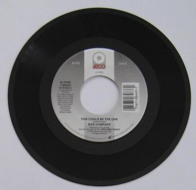 Bad Company - USA 45 - "This Could Be The One" / "How About That" - NM - Image 1 of 2