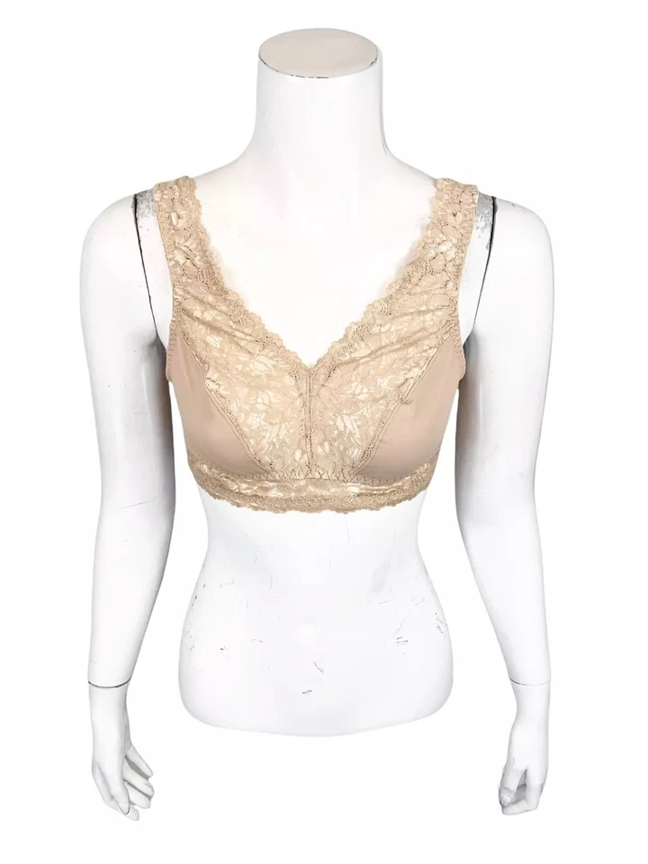 Breezies Women's Set of Two Soft Support Lace Bras Warm Beige X-Small Size - Image 1 of 4