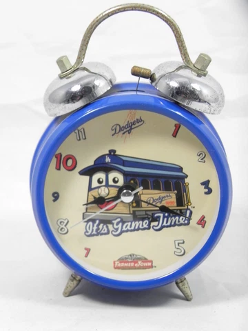 HTF LA LOS ANGELES DODGERS Trolley ALARM CLOCK SGA 4/22/06 "It's Game Time" Cover