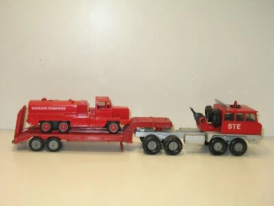 Solido, Camion Berliet T12 Convoglio Squisità Porta Char Ste Rosso - Immagine 1 di 4