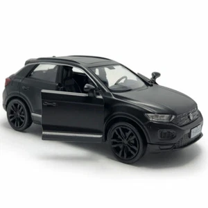 1/36 T-ROC SUV Die Cast Modellauto Spielzeug Kinder Sammlung Pull Back Schwarz - Bild 1 von 12