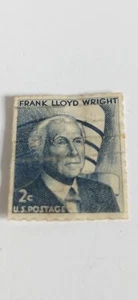 SELLO DE 2 CENTAVOS / DE USA - 1966 / FRANK LLOYD WRIGHT / L - 19 - Imagen 1 de 2