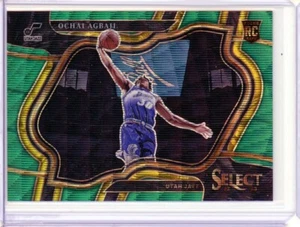 2022-23 Panini Select Asia OCHAI AGBAJI Courtside RC Green Wave Prizm 5/50 - Picture 1 of 2