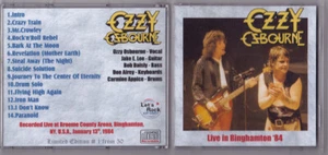 Ozzy Osbourne 84 Philadelphia, Binghamto & Bethlehem Jake E. Lee 3 CD 3sets - Picture 1 of 3