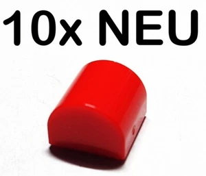 10x NUEVO LEGO® 49307 pendiente curva 1x1x2/3 doble, Dachstein Rundstein, rojo rojo #4 - Imagen 1 de 1