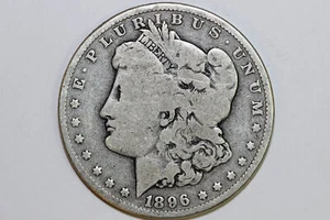 Grades Fine 1896 O Better Date Morgan 90% Silver Dollar (MDX3621) - Picture 1 of 6