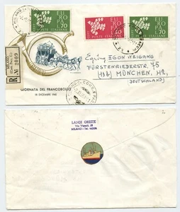 119257 - Einschreiben - Milano 2.10.1961 nach München - Bild 1 von 1