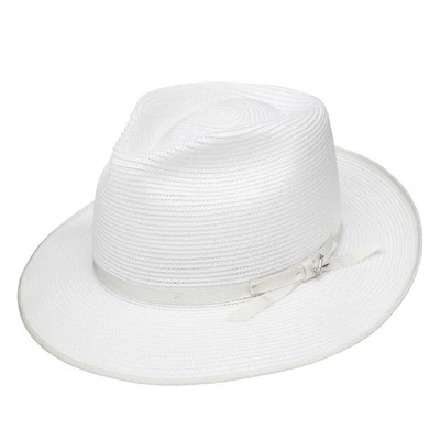 Sombrero Fedora de Paja Blanco Stetson Stratoliner (TSSTROB292472) Foto 1 de 2