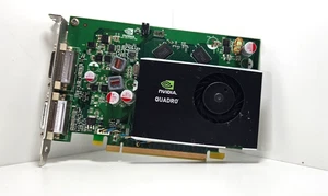 NVIDIA QUADRO FX380 2 x DVI-I Port  256 MB GDDR3 High Profile - Picture 1 of 6
